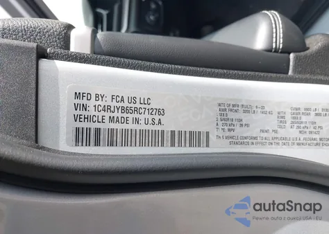 2024 Jeep Grand Cherokee 4Xe z USA, uszkodzony, nr VIN 1C4RJYB65RC712763